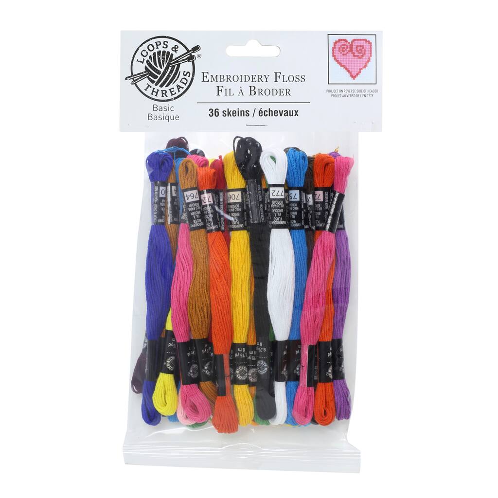 Find the basic embroidery floss by loops  threads at michaels Find the basic embroidery floss by loops  threads at michaels